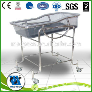 transparent GRP baby hospital bassinet